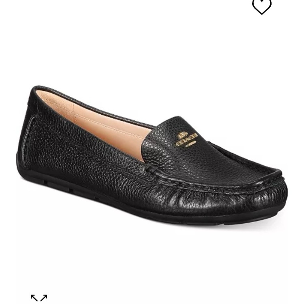 Marley  Black Leather Loafers